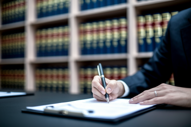 bureau-main-ecriture-document-livres-juridiques
