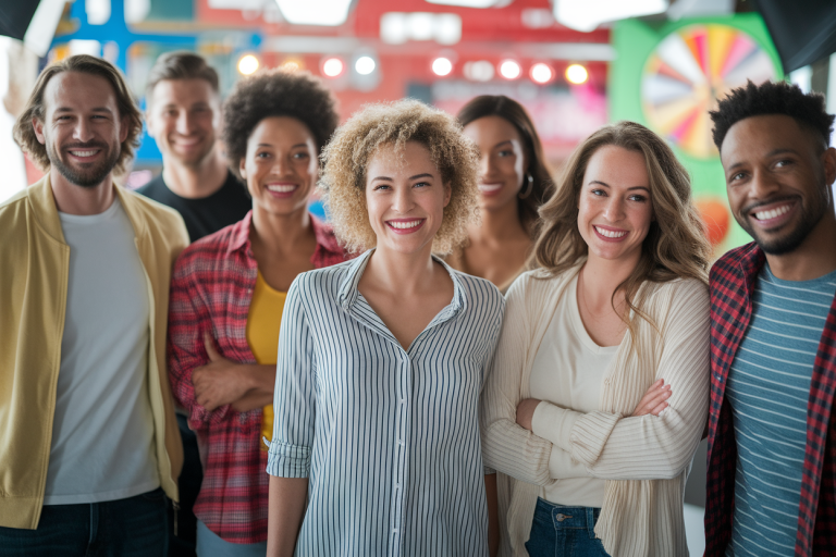 groupe-acteurs-divers-sourires-decor