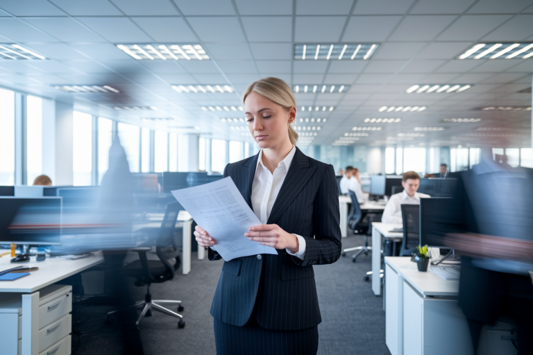 professionnel-document-bureau-arriere-plan-flou