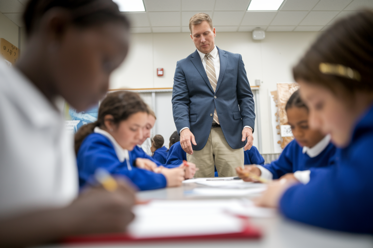eleves-table-adulte-flou