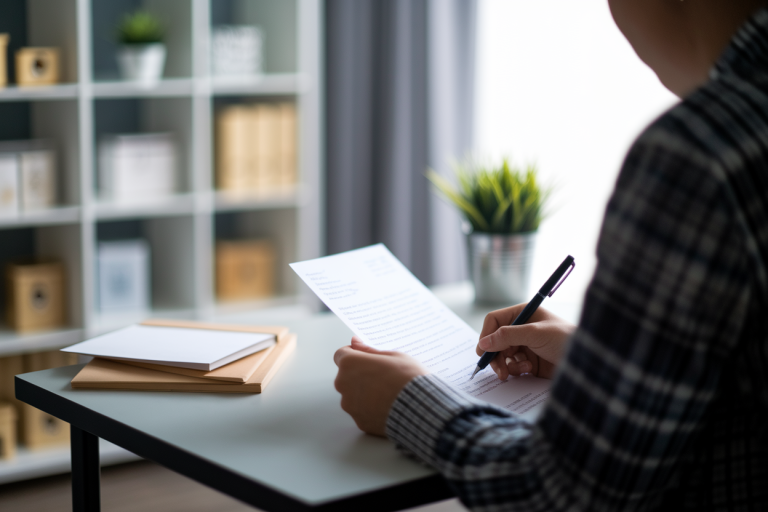 personne-dos-ecrit-lettre-bureau