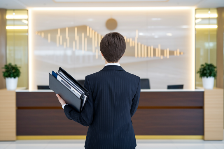 personne-dos-portfolio-reception-banque