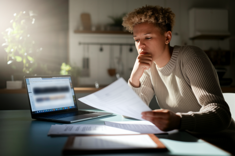 personne-pensive-table-cuisine-ordinateur