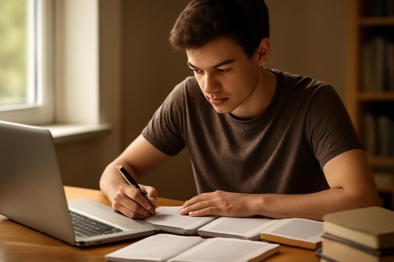 adulte-bureau-livres-ordinateur-lumiere