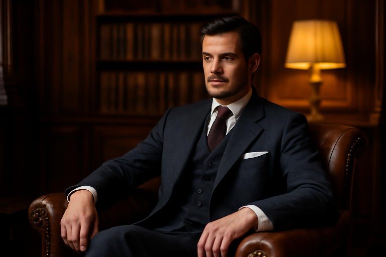 homme-raffine-bureau-francais-bibliotheque