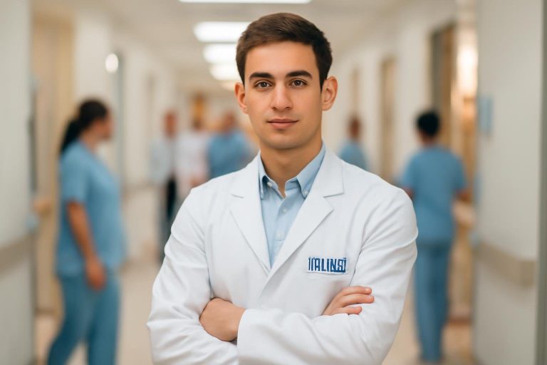 interne-medical-blouse-blanche-couloir-hopital