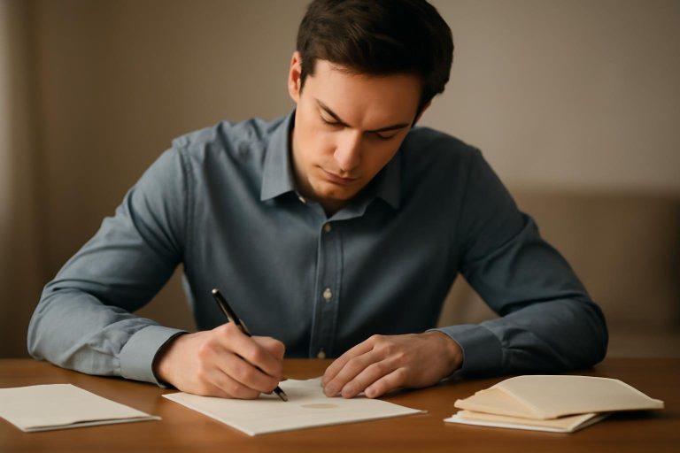 personne-bureau-ecriture-lettre